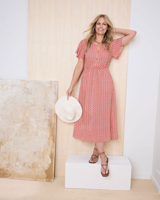 Printed Maxi Dress